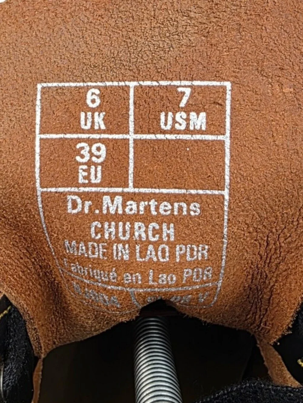 Dr. Doc Martens Church Monkey Boots Men's Size 7 Women's 8 Black EUC * No Box*